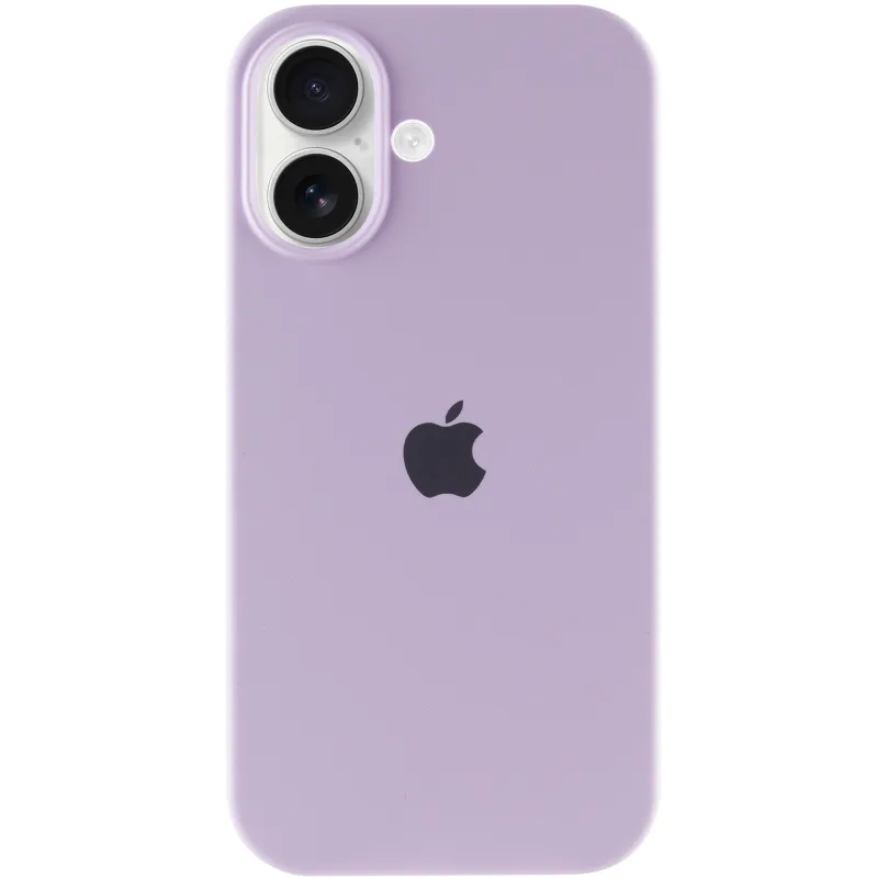 Чехол Silicone Case с закрытым низом для Apple iPhone 17 (6.3") – Сиреневый / Lilac. Фото 3 из 6
