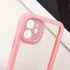 Прозорий силіконовий чохол з кольоровою на окантовкою на Apple iPhone 11 (6.1") – Pink. Фото 5 з 9