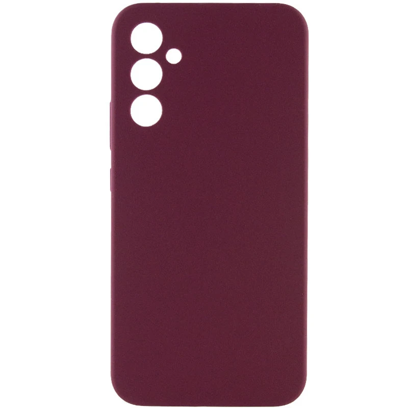 Чохол Silicone Case Lakshmi Premium із закритою камерою для Samsung Galaxy A55 – Бордовий / Plum. Фото 1 з 6
