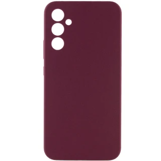Чохол Silicone Case Lakshmi Premium із закритою камерою для Samsung Galaxy A55 — Бордовий / Plum