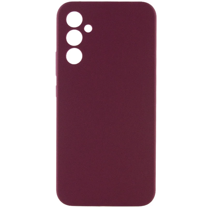 Чохол Silicone Case Lakshmi Premium з закритою камерою на Samsung Galaxy A56 5G – Бордовий / Plum. Фото 1 з 11