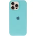 Чехол Silicone Case с закрытым низом для Apple iPhone 15 Pro (6.1") – Бирюзовый / Marine Green. Фото 4 из 8