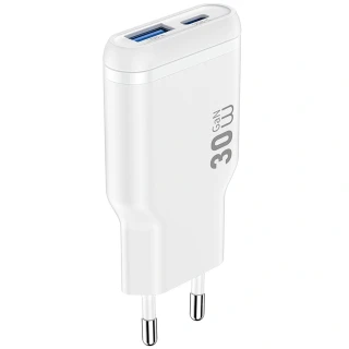 МЗП WIWU G033 Essen PD30W+QC3.0 GaN (1USB-A/1C) фото 1 з 5