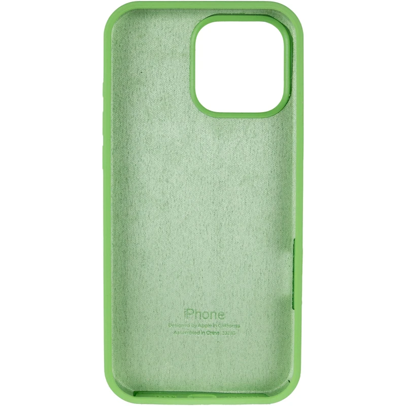 Чохол Silicone Case з закритим низом на Apple iPhone 13 Pro Max (6.7") – М'ятний / Mint. Фото 5 з 8