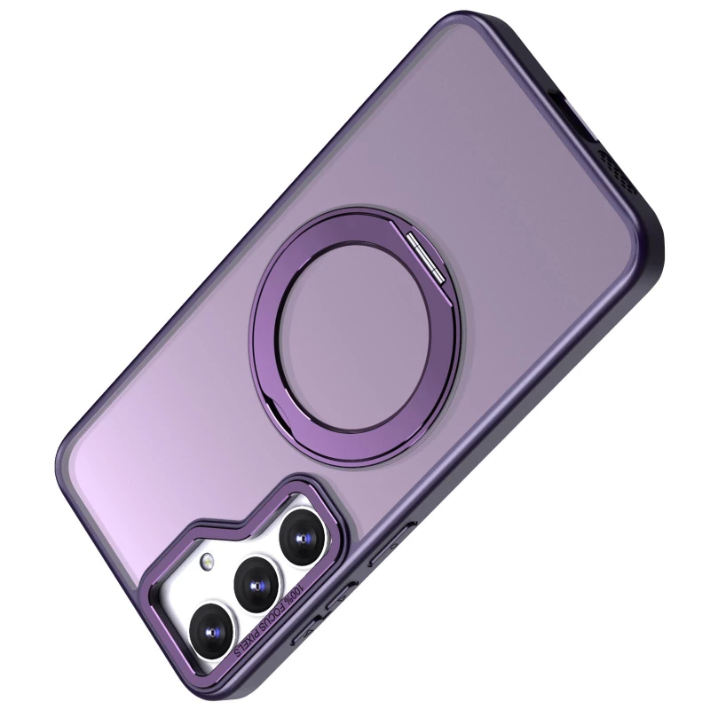 Чехол TPU+PC Aura Fold для Samsung Galaxy S24 FE – Purple. Фото 5 из 5