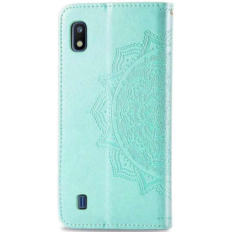 Кожаный чехол-книжка Art Case с визитницей для Samsung Galaxy A10 (A105F) – Бирюзовый. Фото 2 из 6
