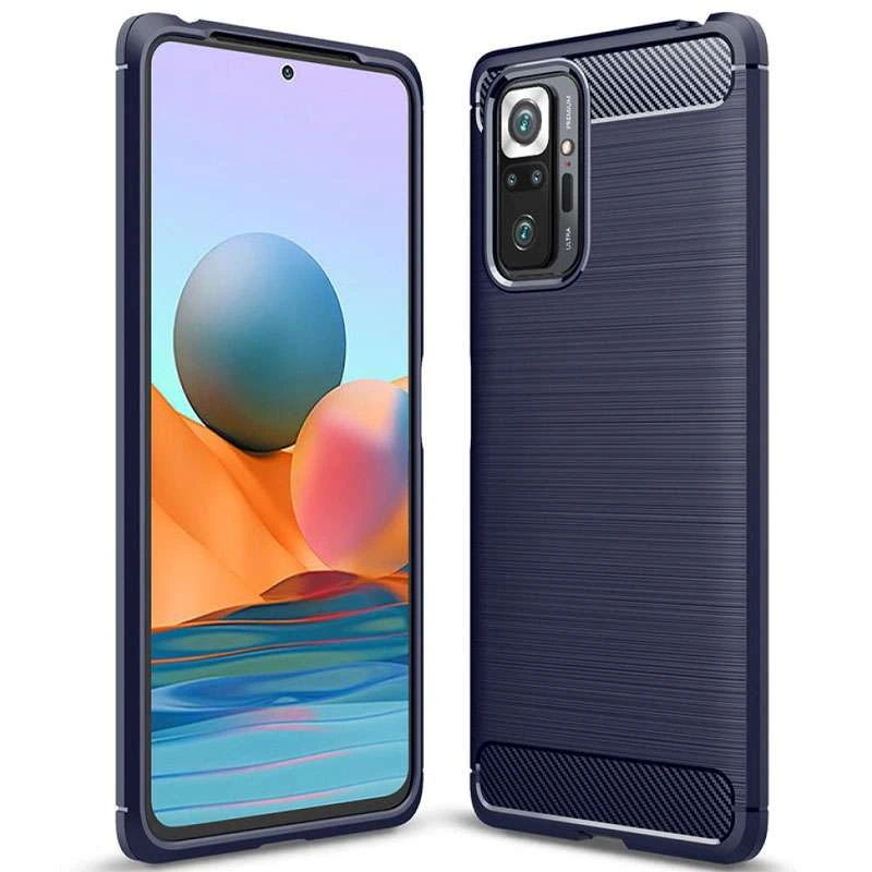 

Тонкий силіконовий чохол Slim на Xiaomi Redmi Note 10 Pro (Синій)