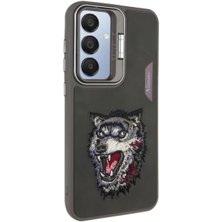TPU+PC чохол з тваринами для Samsung Galaxy A06 — Grey Wolf