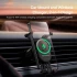 Автотримач з БЗП Baseus Stable Gravitational Car Mount Pro 15W (Air Outlet Version) (SUWX03) – Black. Фото 7 з 7