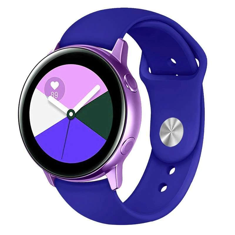 

Силіконовий ремінець Sport для Xiaomi Amazfit/Samsung 20 mm (Синій / Shiny blue)