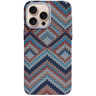 Пластиковая накладка Neon Ornament with Magnetic Safe для Apple iPhone 16 Pro фото 1 из 8