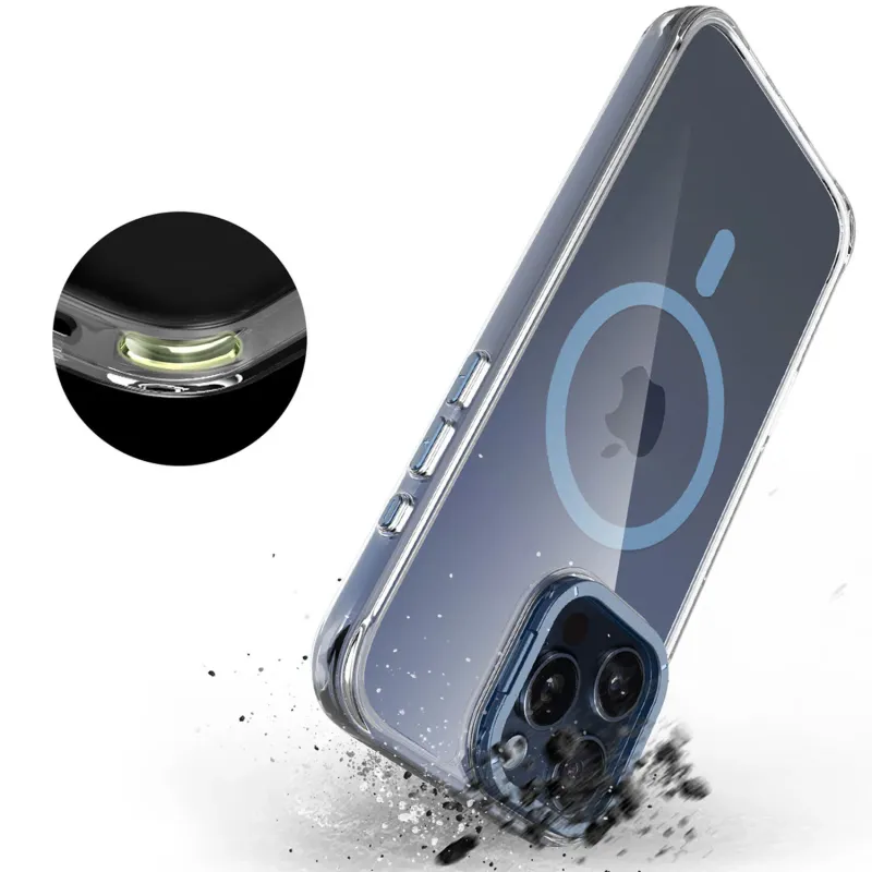 Чохол TPU Space Case Apex with Magnetic Fit для Apple iPhone 15 Pro (6.1") – Синій / Navy Blue. Фото 7 з 8