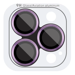 Металеве захисне скло на камеру на Apple iPhone 14 Pro (6.1") — Фіолетовий / Purple