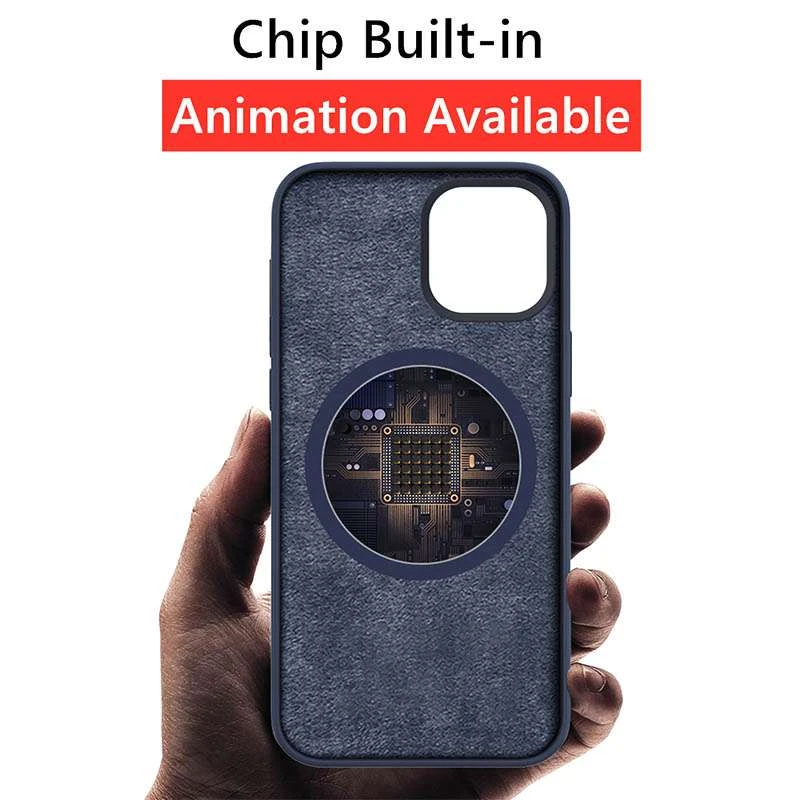 Шкіряний чохол Silicone Case Soft з MagSafe на Apple iPhone 12 Pro Max (6.7") фото 3 з 6