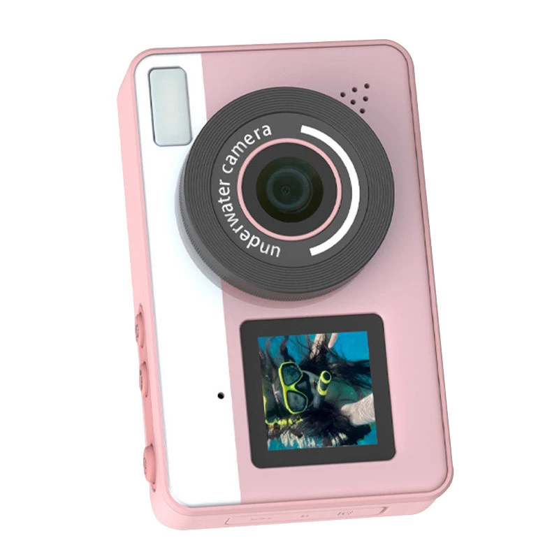 Дитяча водонепроникна цифрова камера D70 – Pink. Фото 3 з 5