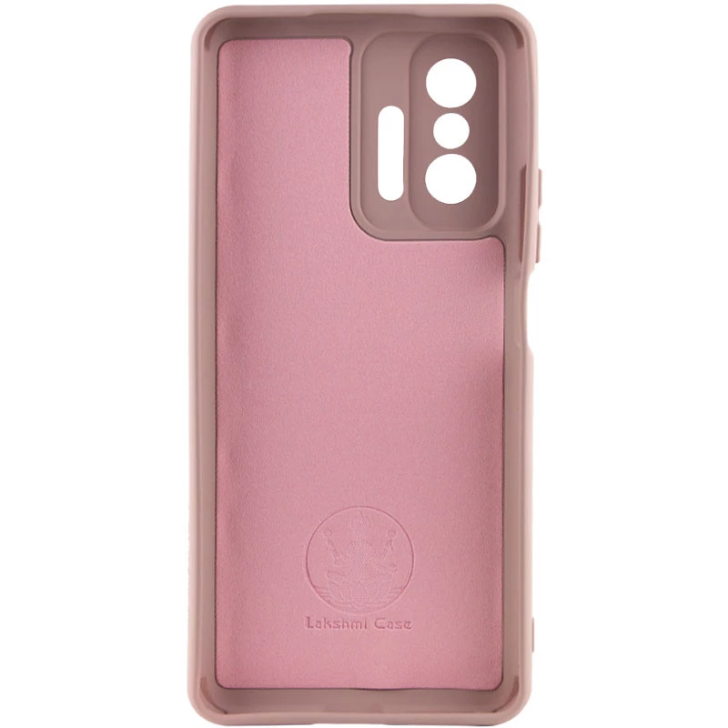 Чехол Silicone Case Lakshmi Plus с закрытой камерой для Xiaomi 11T / 11T Pro – Розовый / Pink Sand. Фото 2 из 4