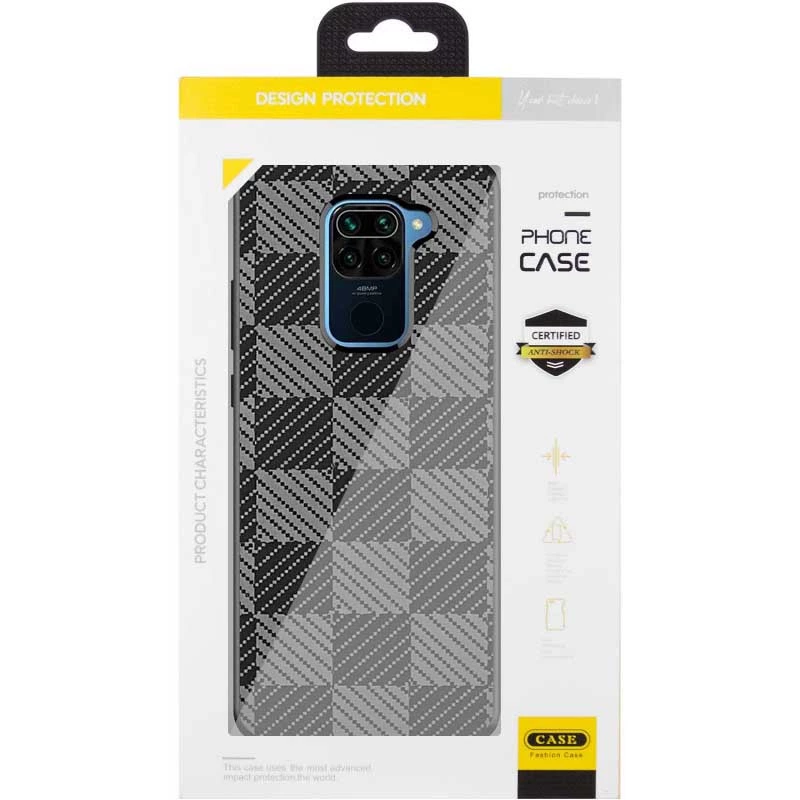 Чохол TPU+PC Grid для Xiaomi Redmi Note 9 4G / Redmi 9 Power – Cube. Фото 3 з 4