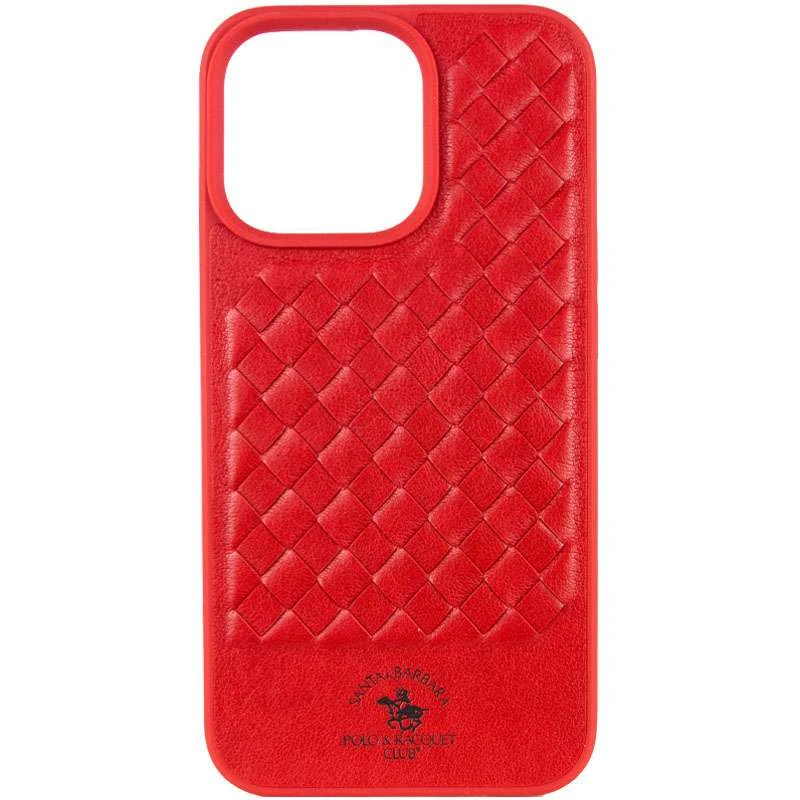 Шкіряний чохол Polo Santa Barbara на Apple iPhone 13 Pro (6.1") – Red. Фото 3 з 10