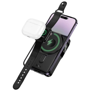 Портативний ЗП Power Bank Hoco Q48 Core PD20W з БЗП+iWatch 10000 mAh фото 1 з 6