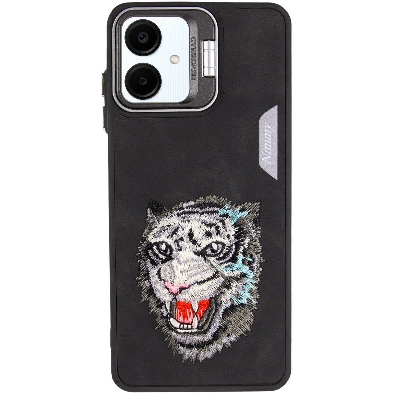 TPU+PC чохол з тваринами для Samsung Galaxy A06 – Black Tiger. Фото 16 з 17