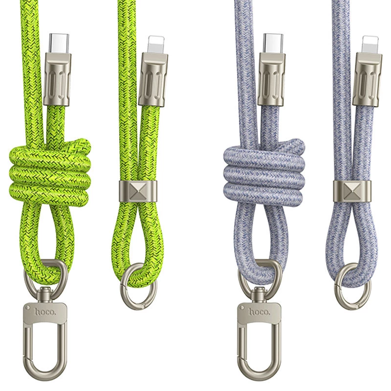 Дата кабель-шнурок Hoco GH7 Elegant Type-C to Lightning (1.8m) фото 1 з 1