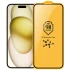 Молекулярное 3D стекло Flexible Molecular для Apple iPhone 15 Pro (6.1") – Черный. Фото 1 из 2
