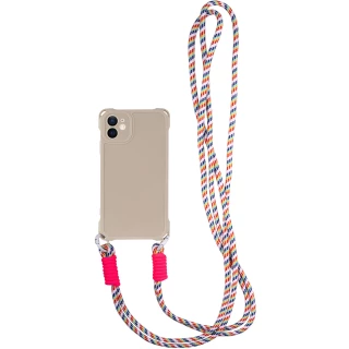 Силіконовий чохол CrossBody зі шнурком для Apple iPhone 12 (6.1") фото 1 з 11