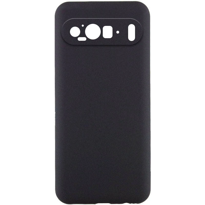 Чёрный силиконовый чехол Epik с защитой камеры для Google Pixel 9 – Черный. Фото 1 из 2