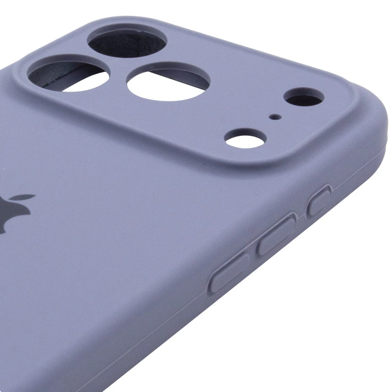 Чохол Silicone Case з захистом камери на Apple iPhone 17 Pro (6.3") – Сірий / Lavender Gray. Фото 5 з 6