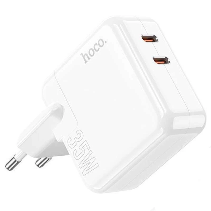 

СЗУ Hoco C110A Lucky PD35W (2 Type-C) (White)