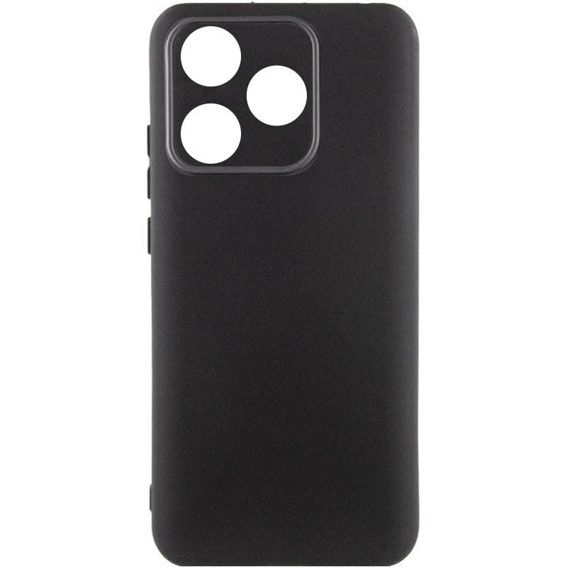 Чохол Silicone Case Lakshmi Premium із закритою камерою для TECNO Spark 10 – Чорний / Black. Фото 1 з 1