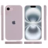 Чохол Silicone Case з закритим низом на Apple iPhone 16e (6.1") – Рожевий / Chalk Pink. Фото 6 з 8