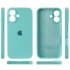 Чохол Silicone Case з захистом камери на Apple iPhone 16 Plus – Бірюзовий / Marine Green. Фото 5 з 8