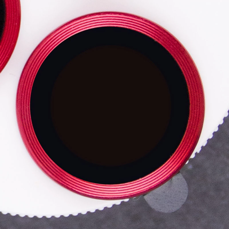 Металеве захисне скло на камеру на Apple iPhone 14 Pro (6.1") – Червоний / Red. Фото 3 з 5