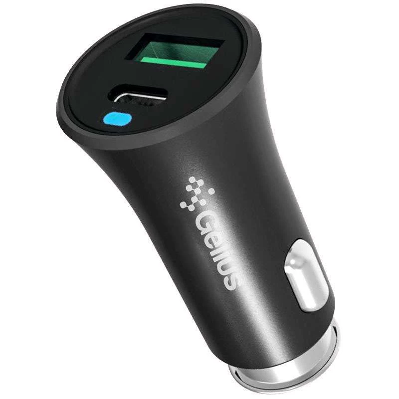 АЗП Gelius Pro Twix GP-CC006 USB+Type-C (QC/PD18W) – Чорний. Фото 3 з 5