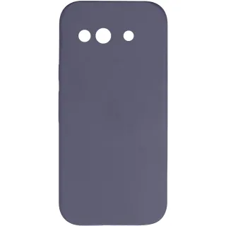 Чохол Silicone Case Lakshmi Premium із закритою камерою для Google Pixel 9a — Сірий / Dark Gray
