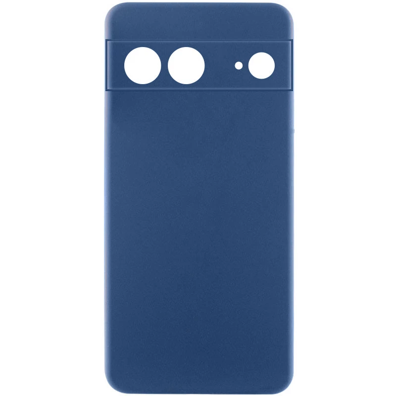 Чехол Silicone Case Lakshmi Plus с закрытой камерой для Google Pixel 7 – Синий / Navy blue. Фото 1 из 1