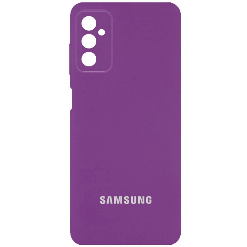 

Чохол Silicone Case з закритим низом та захистом камери на Samsung Galaxy A24 4G (Фіолетовий / Grape)