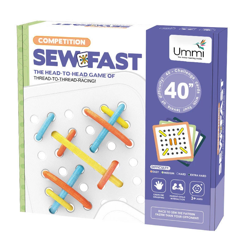 Настільна інтерактивна гра Ummi 22050 Competition Sew Fast – White. Фото 2 з 7