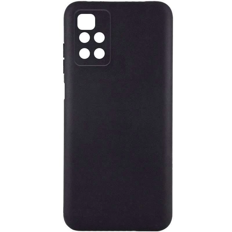 

Чёрный силиконовый чехол Epik с защитой камеры для Xiaomi Redmi 10 (Черный), Чорний