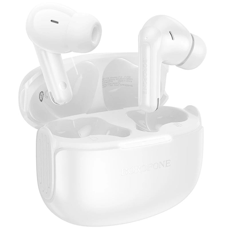 Бездротові TWS навушники Borofone FQ9 Peaceful – White. Фото 1 з 3