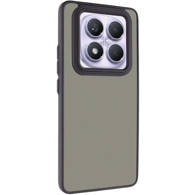 Чохол TPU+PC Lyon Frosted на Xiaomi Redmi Note 15 4G/5G (EU) – Black. Фото 1 з 5