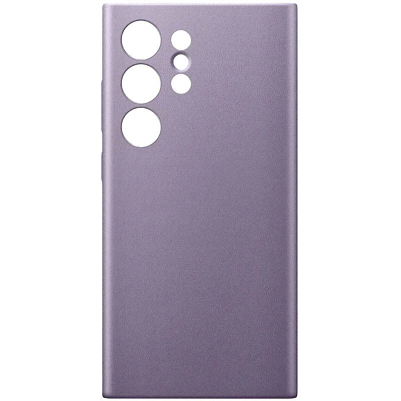 Шкіряний чохол Leather Case Premium на Samsung Galaxy S24 Ultra – Violet. Фото 1 з 3