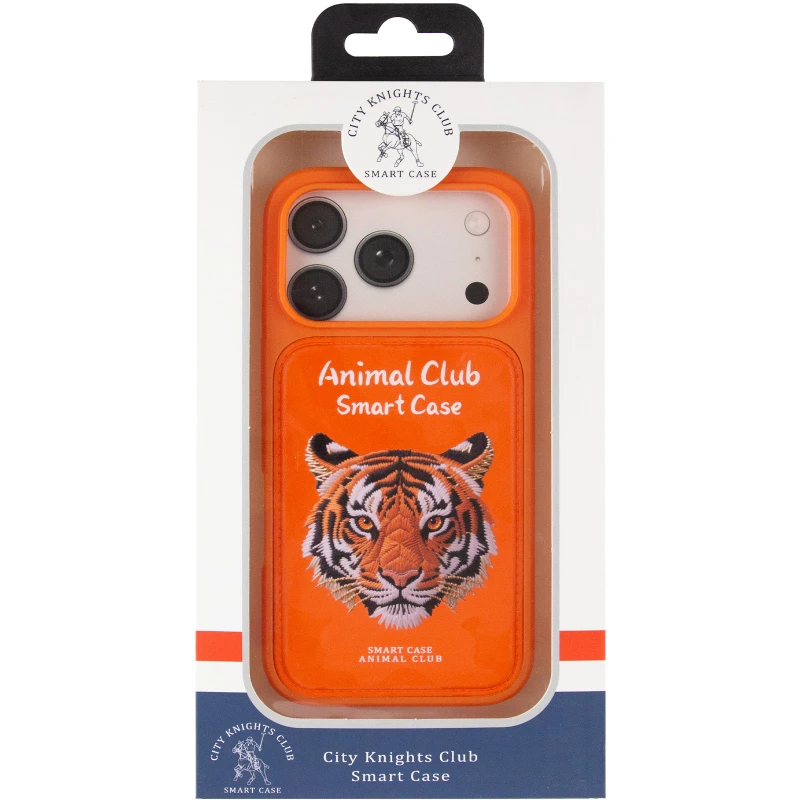 TPU+PC чохол Animal Club для Apple iPhone 17 Pro (6.3") – Hermes Orange. Фото 7 з 7