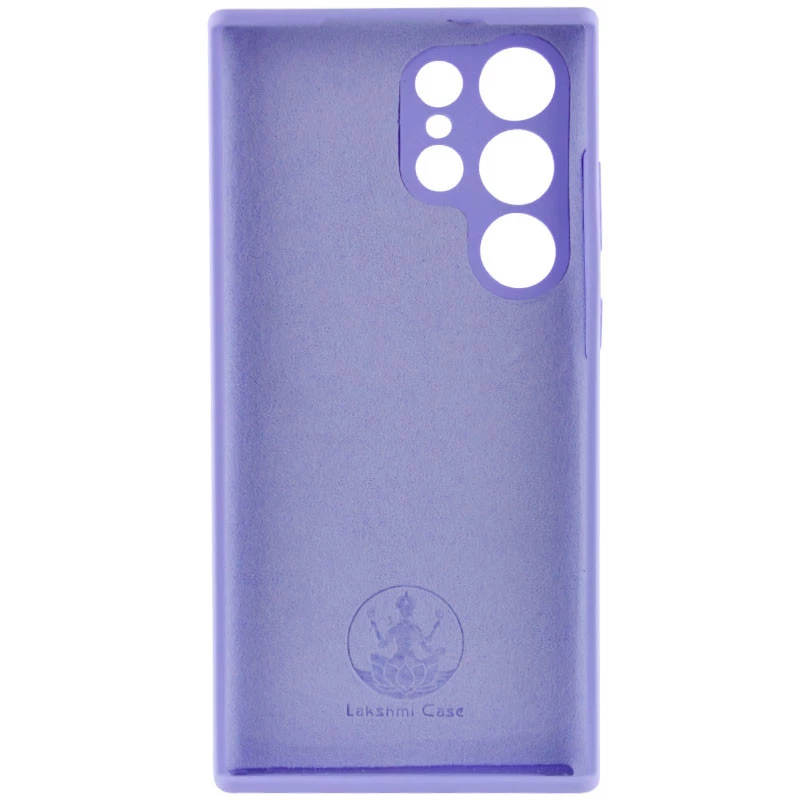Чохол Silicone Case Lakshmi Premium L з закритою камерою на Samsung Galaxy S23 Ultra – Бузковий / Dasheen. Фото 3 з 7