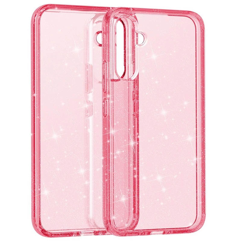 Блискучий силіконовий чохол на Samsung Galaxy A56 5G – Pink. Фото 2 з 8