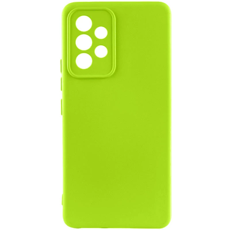 

Чехол Silicone Case Lakshmi с закрытой камерой для Samsung Galaxy A52 4G / A52 5G (Салатовый / Neon Green), Салатовий / neon green