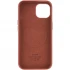 Шкіряний чохол Silicone Case Premium з MagSafe на Apple iPhone 14 (6.1") – Umber. Фото 5 з 8