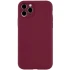 Чехол с защитой камеры Silicone Case для Apple iPhone 12 Pro (6.1") – Бордовый / Plum. Фото 1 из 1
