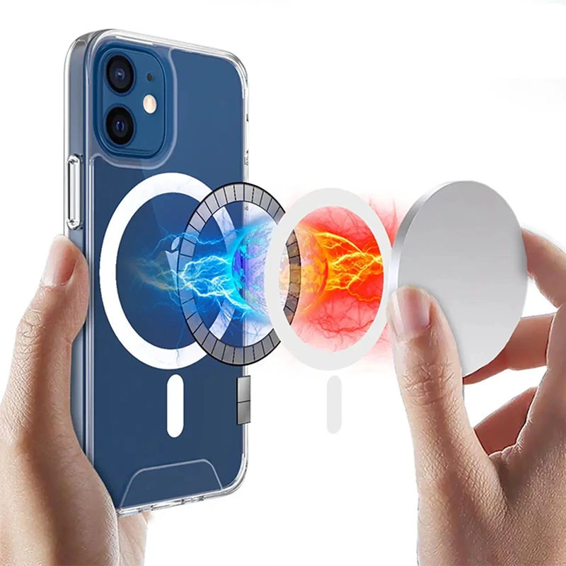 Чохол TPU Space Case with Magnetic Fit для Apple iPhone 11 (6.1") – Прозорий. Фото 4 з 4